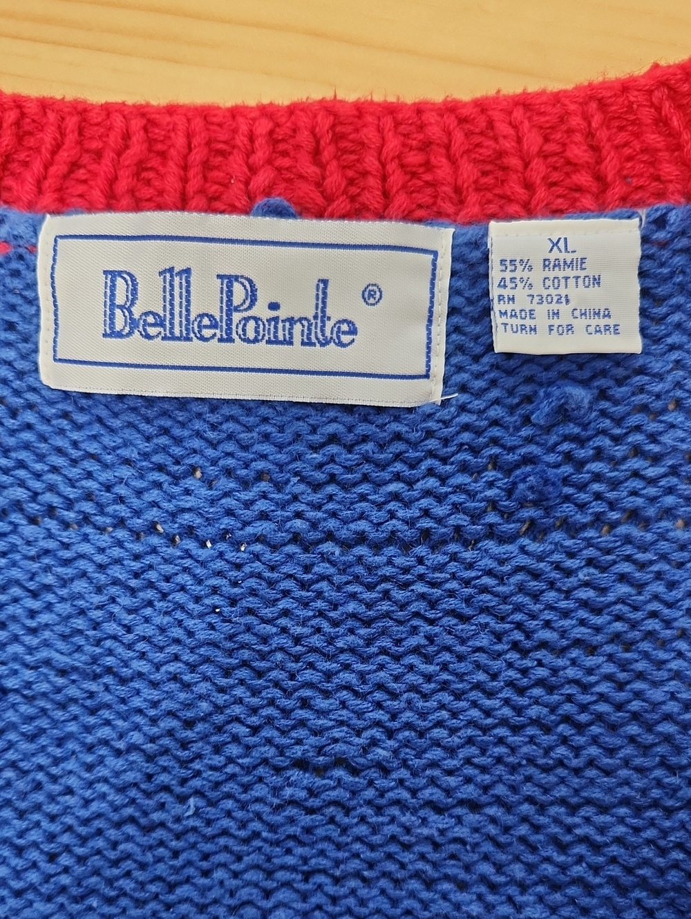 VTG 90s Belle Pointe Fairytale Storybook Knit Cardigan Sweater XL Grannycore - Picture 4 of 16